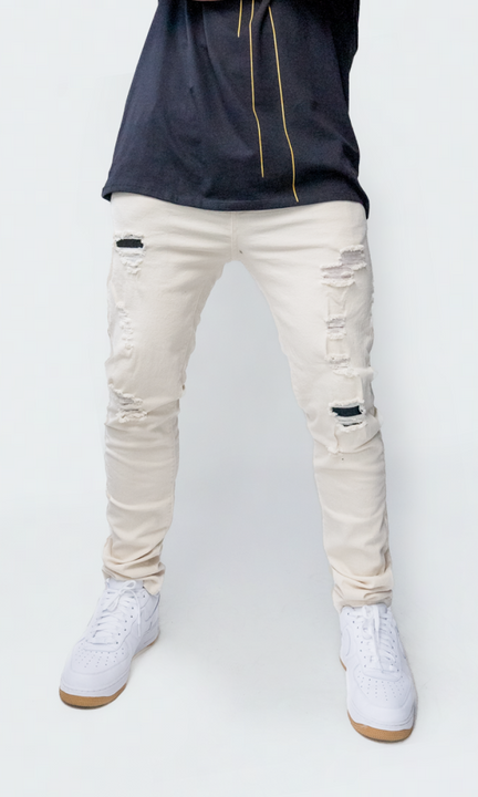 TAN / CREAM JEANS